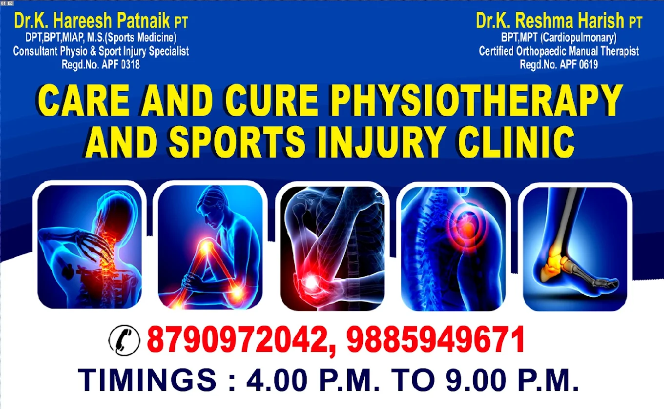 Care And Cure Physiotherapy Clinic Official Doctor Banner